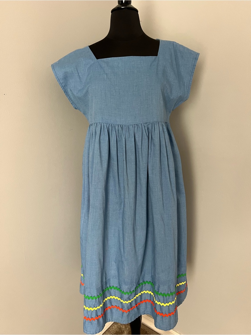 Vintage Chambray Tunic Dress